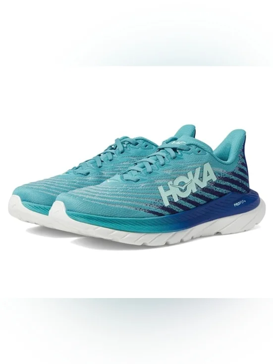 Hoka Womens Mach 5 'Ocean Mist' - Picture 2 of 12